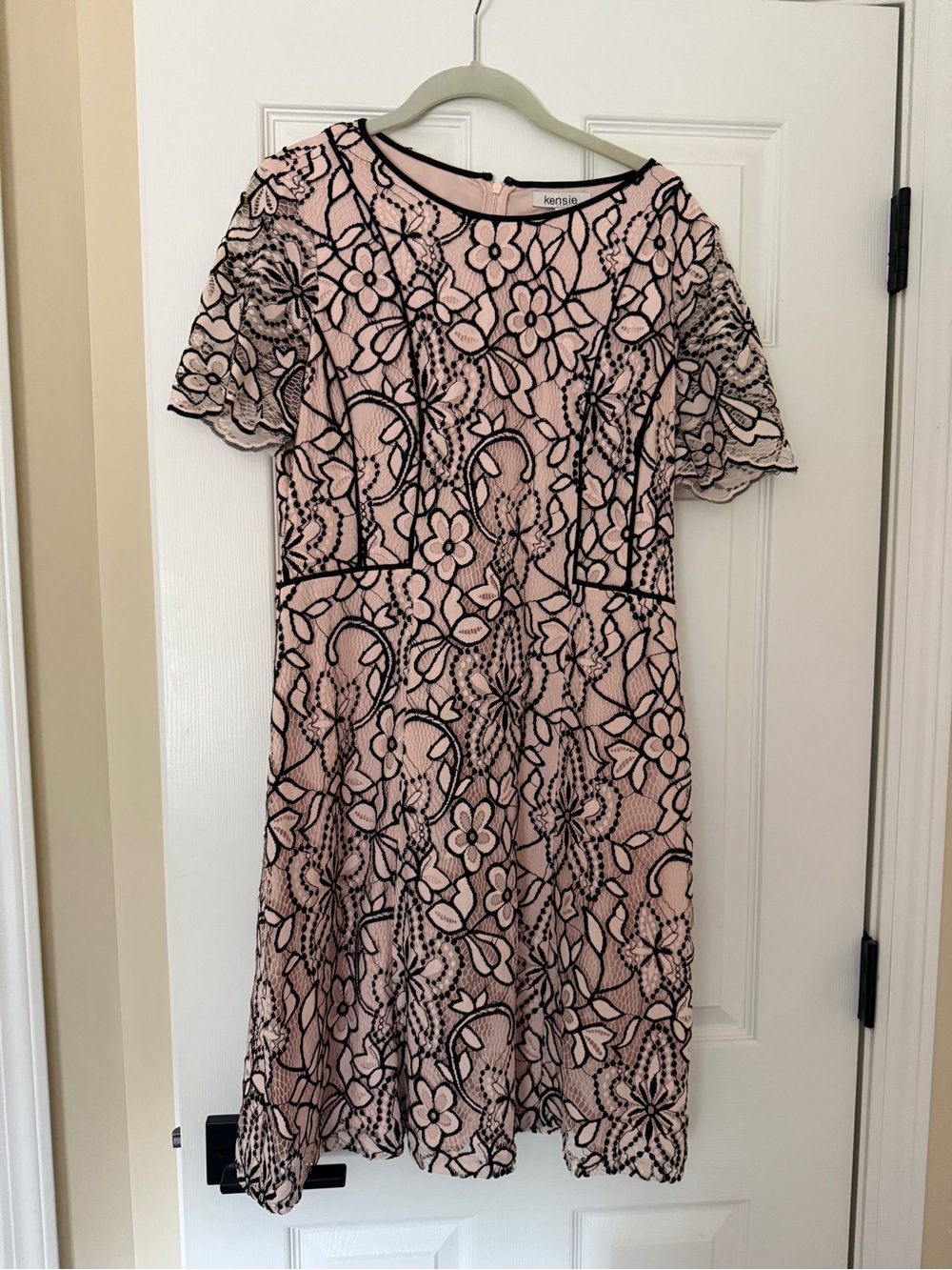Kensie Lace Fit & Flare Dress